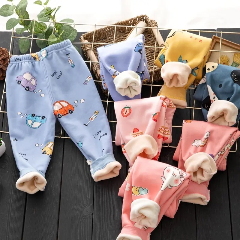 COMBO 5 Quần nỉ bông cho bé trai & bé gái Từ 3kg đến 15kg Cotton 1