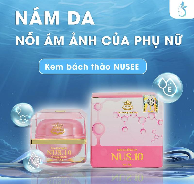 Kem bách thảo, Nusee, Mộc Mỹ Nhân. Mẫu Mới Nus 10 Làm Đẹp Da Dưỡng Ẩm Da