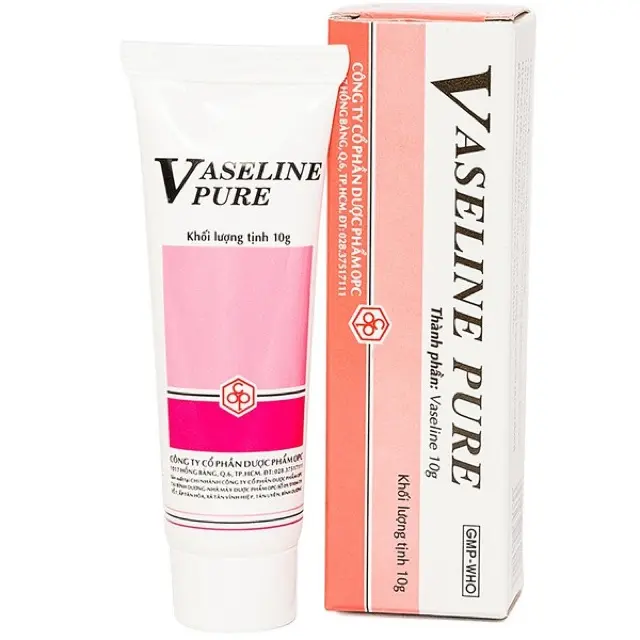 Tuýp dưỡng ẩm Vaseline Pure – OPC (10g) (không mùi)