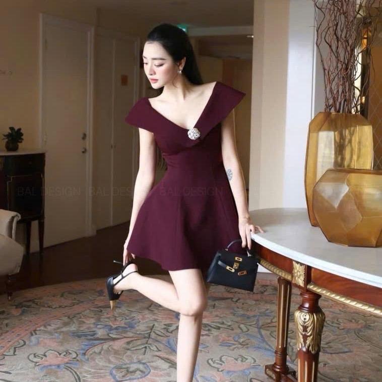 (Hàng mới về) Váy cánh tiên cổ V L.A.N Design L 31 phù hợp đi chơi ,đi tiệc Women 5
