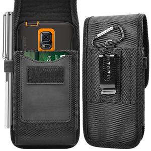 Funda de Cinturón para Teléfono de Nylon Duradero con Agarre Antideslizante Multi-Tamaño M L XL XXL Liberación Rápida Portatarjetas Diseño Anticaída Cinturón de Herramientas Compatible para Exteriores Resistente al Desgarre