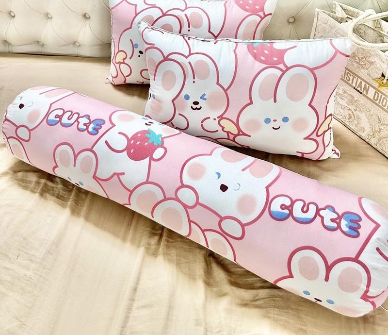 Product Introduction of Vỏ gối ôm/ bao gối ôm Cotton Poly và Cotton Tici 35x100 cm, được chọn mẫu 17