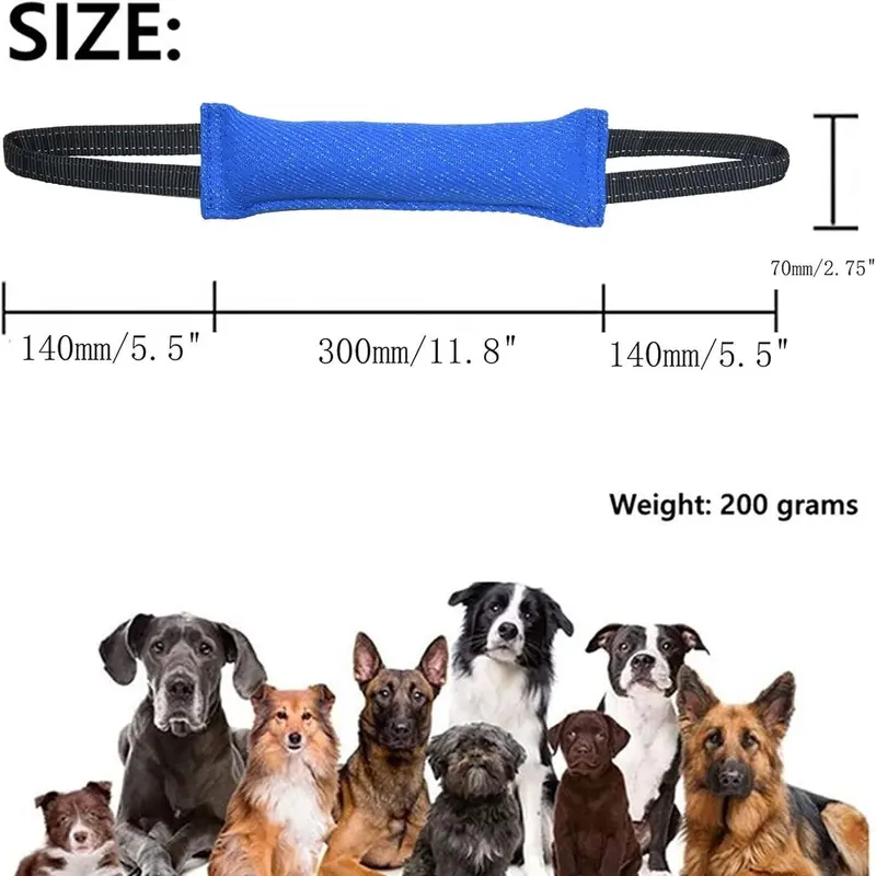 Durable Dog Tug Toy, 1 Piece Interactive Training Equipment for Puppy to Large Dogs, Pet Chew Toy, Dog & Cat Accessories 1
