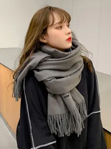 Pashmina Cashmere Syal Korea Scarf Wool Acrylic Spring Autumn Fashion High Quality PURPOS