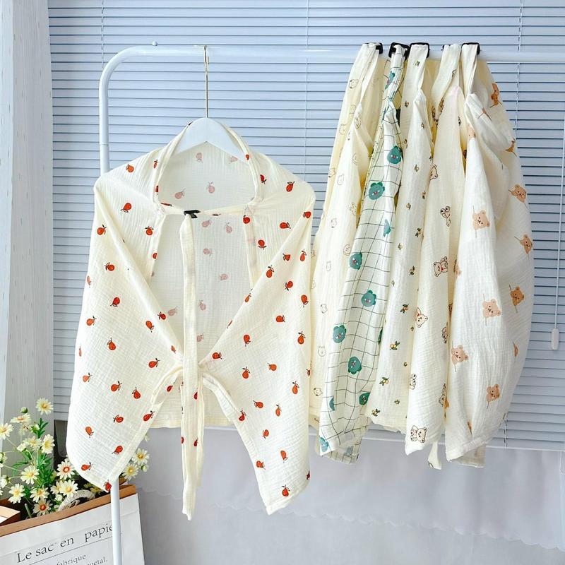 Khăn Choàng Cho Con Bú Khi Ra Ngoài, Khăn Choàng Che Bú Nơi Đông Người Kiêm Khăn Che Nắng, Chắn Gió Cho Bé