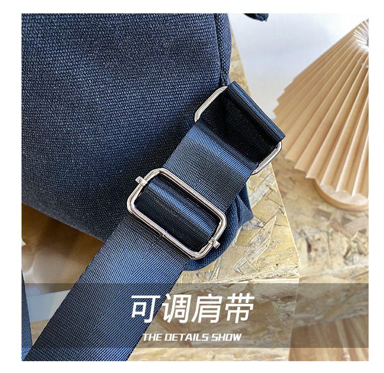 Product Introduction of Ba Lô Vải Bố Búp Bê Mickey, Thời Trang, Phong Cách Phương Tây Thường Ngày Sức Chứa Lớn, Thích Hợp Đi Du Lịch, Túi Đi Học Học Sinh, Hàng Mới Về Năm 2024 Nam Bag Backpack Đeo Vai 8