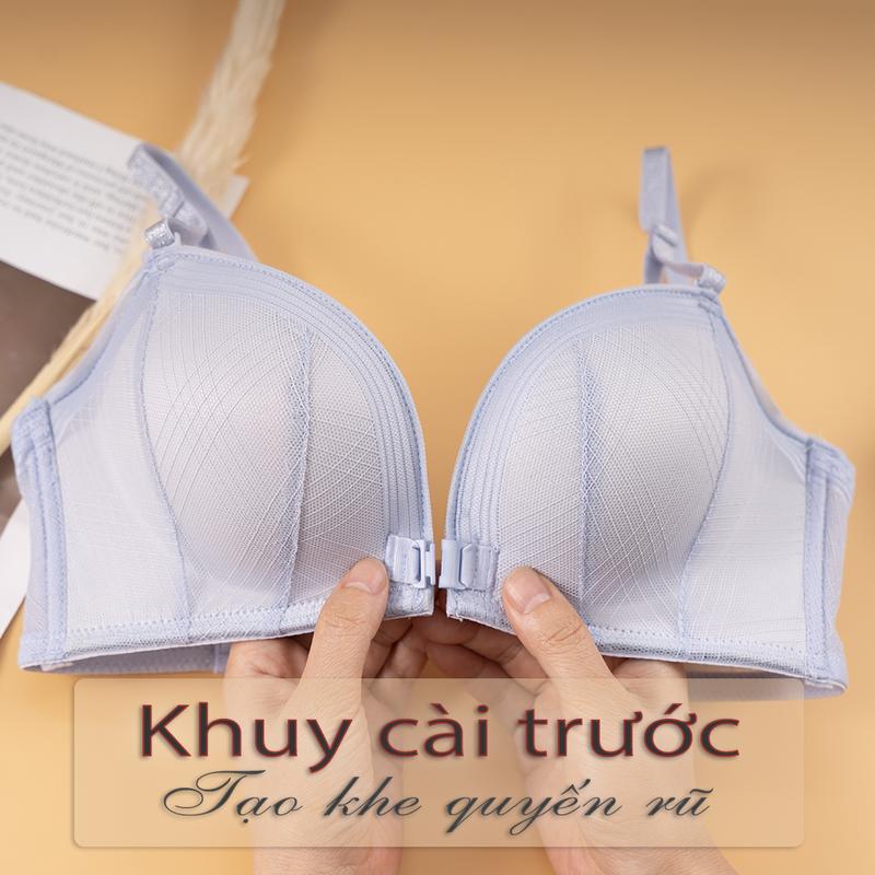 Áo lót bra nâng đẩy đệm 4cm cài trước tiện lợi Alice's Al27 4