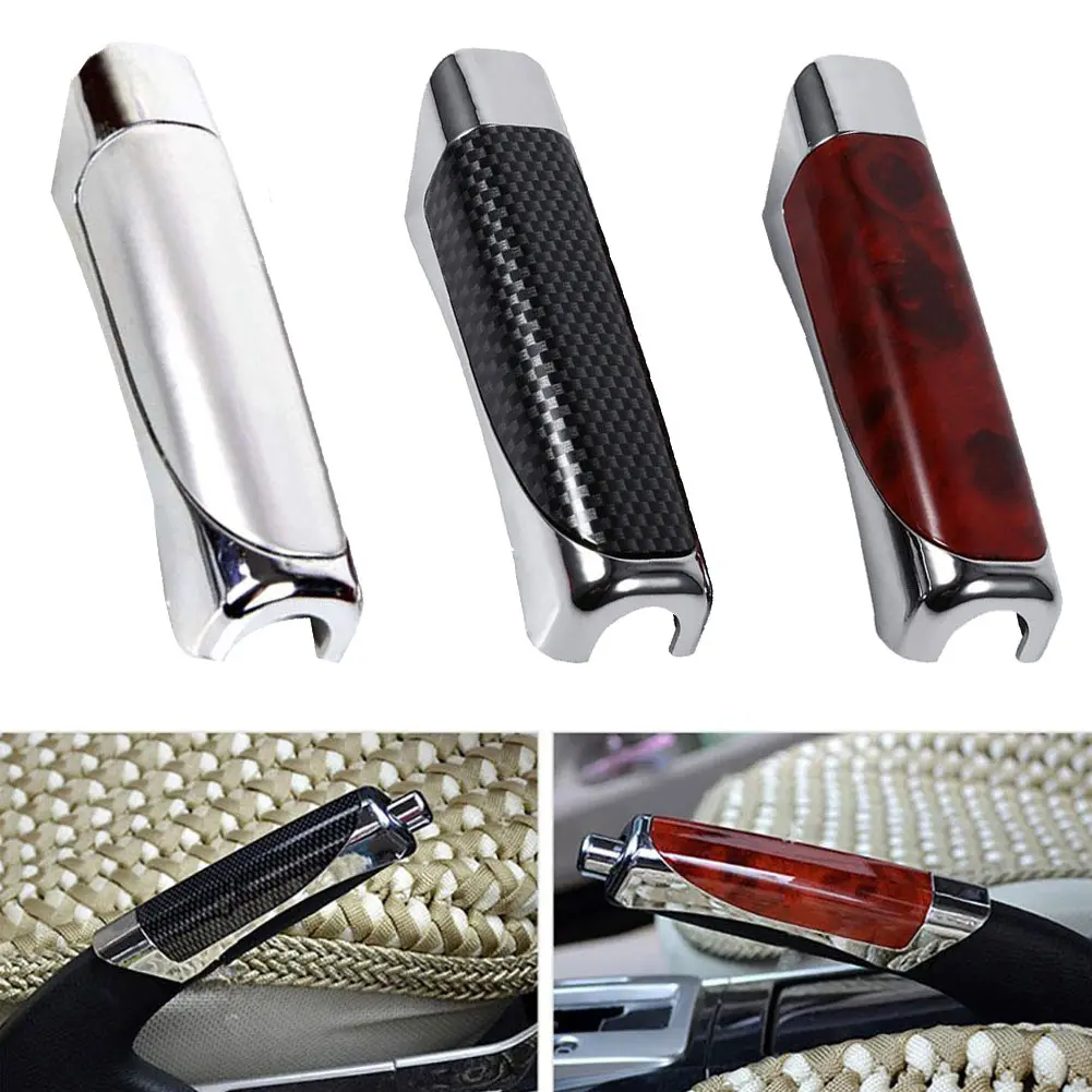 Vỏ Bảo Vệ Phanh Tay Xe Hơi, Thiết Kế Thời Trang Thông Dụng, Làm Bằng Sợi Carbon, Trang Trí Nội Thất