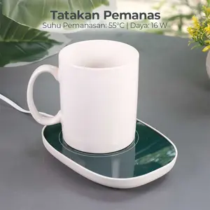 Tatakan Gelas Pemanas Coffee Cup Warmer Heating Pad 220V - BD-01