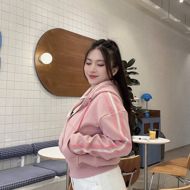 Áo Khoác Nữ Sọc Tay MKN CLOTHING - THUN GÂN