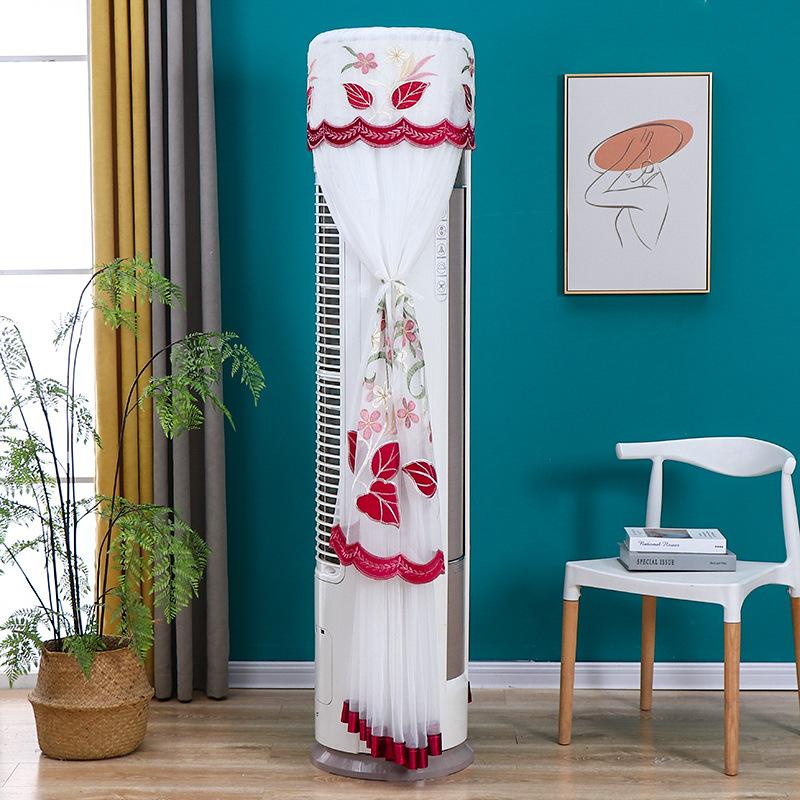 Product Introduction of New Model No-Remove Air Conditioner Cover for Cylinder Vertical Cabinet Machine, Round Living Room Air Conditioner Dust Cover for Gree Midea 14