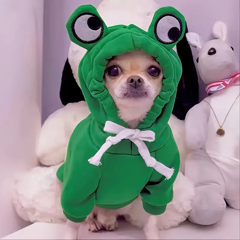 Winter Warm Fleece 1pc Cute Fruit Design Dog Hoodie - Christmas Gift Pet Clothes For Dogs 8