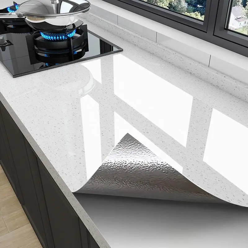 3D Marble Pattern Wall Sticker, Waterproof Self Adhesive Wallpaper, Easy To Apply Removable Wall Decal, Home Decor for Kitchen Living Room Bedroom