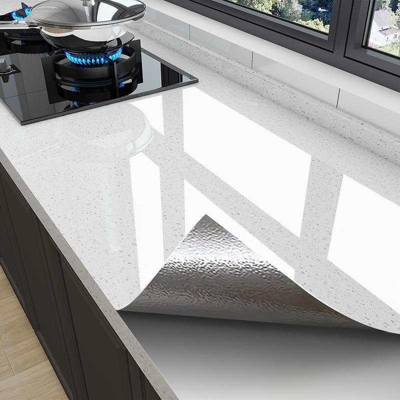 3D Marble Pattern Wall Sticker, Waterproof Self Adhesive Wallpaper, Easy To Apply Removable Wall Decal, Home Decor for Kitchen Living Room Bedroom 0