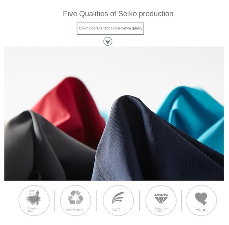 Product Introduction of 4pcs/lot Cool and Comfortable Men's Seamless Ice Silk Boxers Pure Color Underwear 14