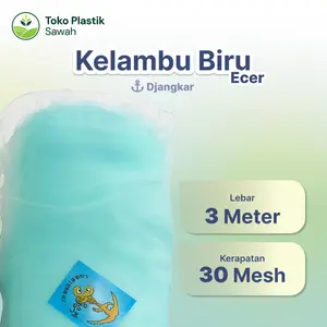 KASA INSECT NET KELAMBU BIRU ANTI SERANGGA LEBAR 3 METER - ECER