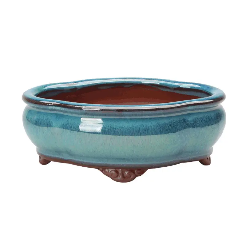 Ceramic Garden Planter Pot, Succulent Miniature Flower Pot, Breathable Pot for Living Room Bedroom Study Pots, Decorative, Home 6