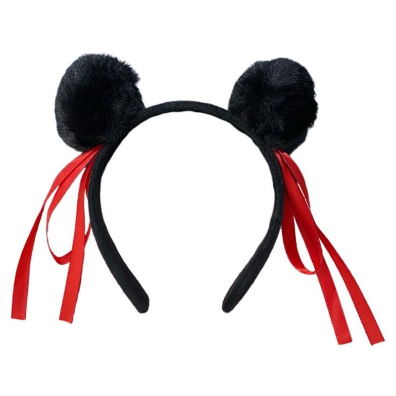 Nezha Demon's Birth Headband Ball Head Hair Ball Headband Hair Accessories Children's Performance Props Super Cute Hair Accessories 0