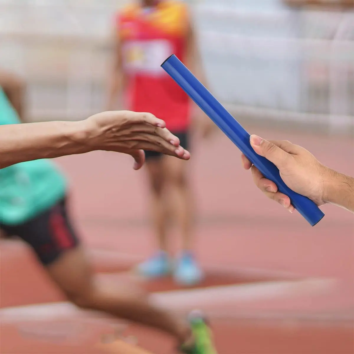 Children'S Relay Plastic Track And Field Competition 100-Meter Energy Transfer Stick, Anti-Slip, Durable And Resistant To Falling Children'S Sports Baton
