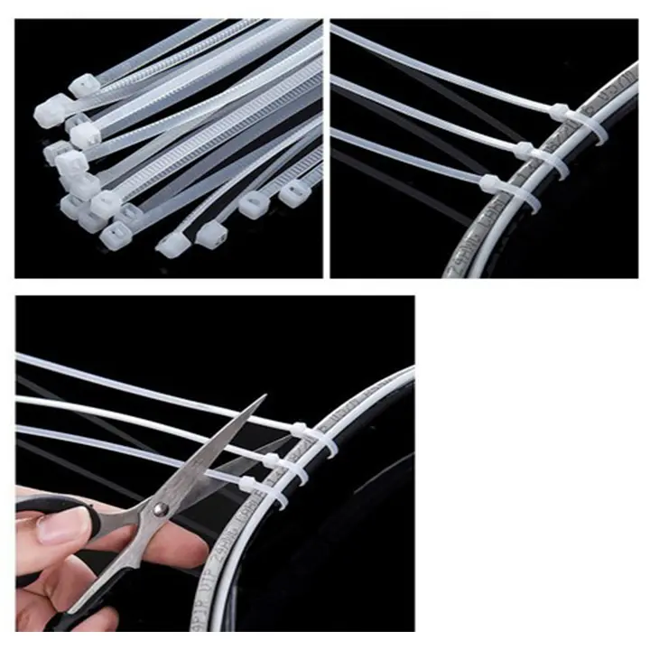 Dây thít nhựa trắng đen từ 500 đến 1000 chiếc mõi túi 3
