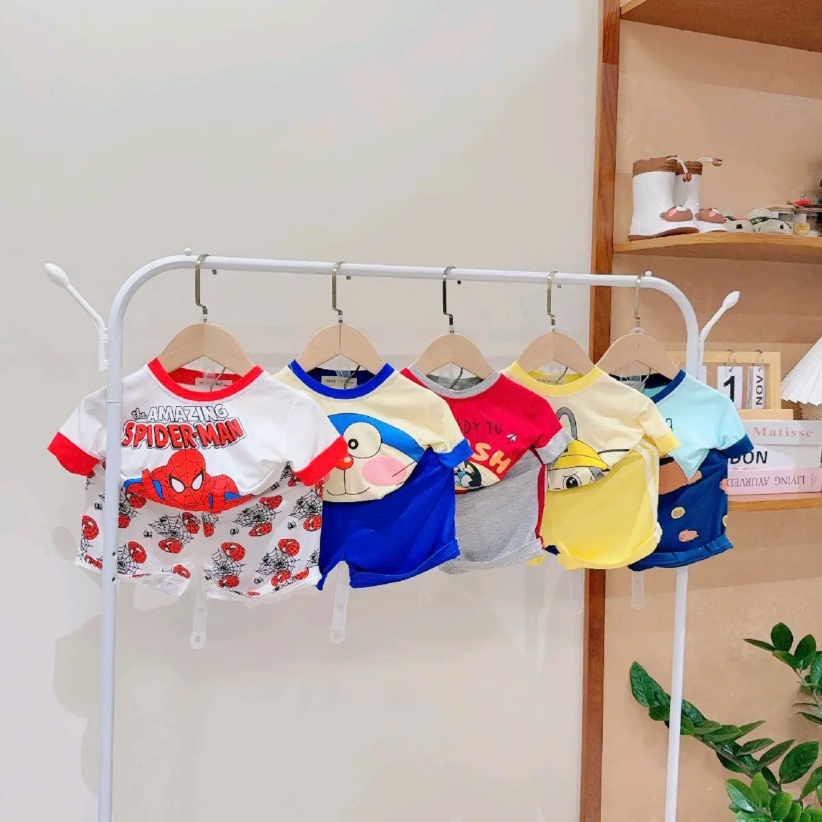 (9-38kg) Bộ cộc tay thun lạnh loại 1 cho bé trai năng động dễ thương minky mom đồ chobé Jean