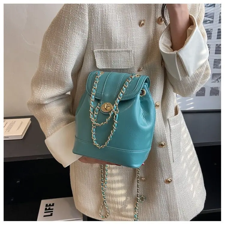 (HOT ITEM)HERVEY -  KOREAN BACKPACK CARDINAL RED VEGAN LEATHER PREMIUM TAS BACKPACK KULIT TAS JINJING KOREA TAS SELEMPANG WANITA TERBARU 4