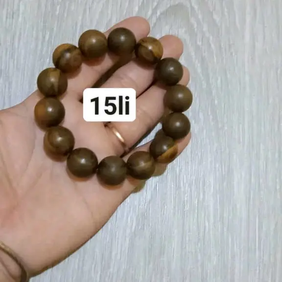 vòng tay lõi gỗ quỹ kiến sầu 15li thất sơn an giang