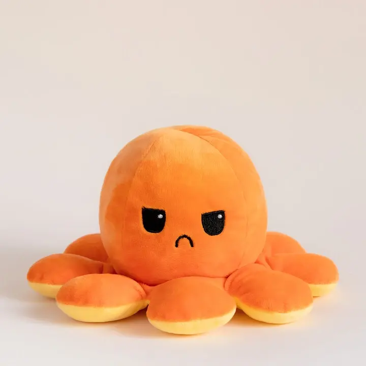 Viral !! Boneka Gurita Bolak Balik Cumi Octopus Doll Emoji Lucu Bahan halus Lembut Murah Dolls 7