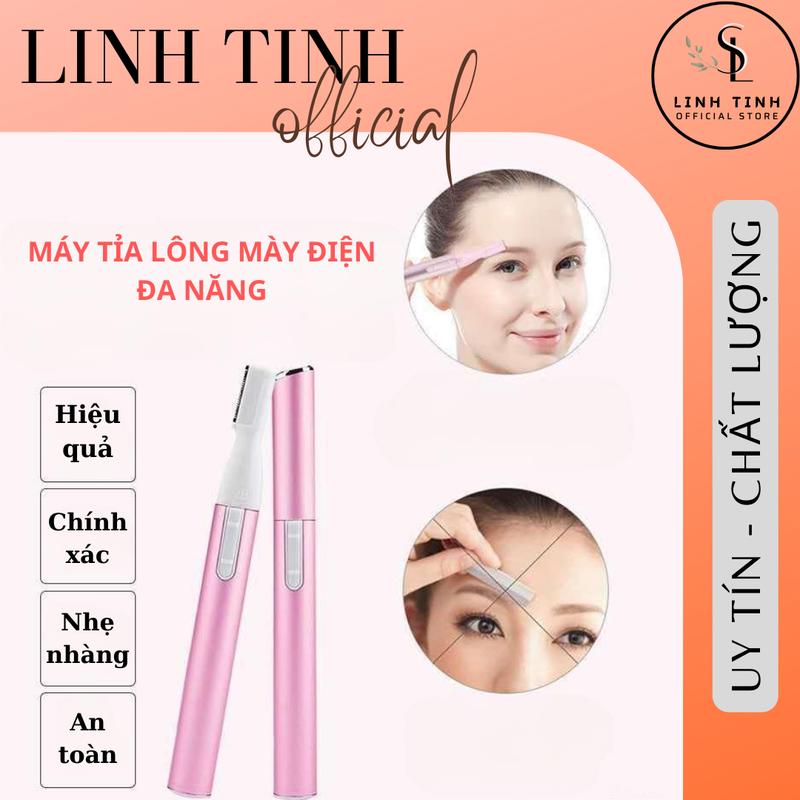 Dụng cụ tỉa lông mày điện, máy tẩy lông mini đa năng, tẩy lông nách, lông da, tông đơ hớt tóc mini - Dao cạo lông mày điện, cạo râu mini cho nữ