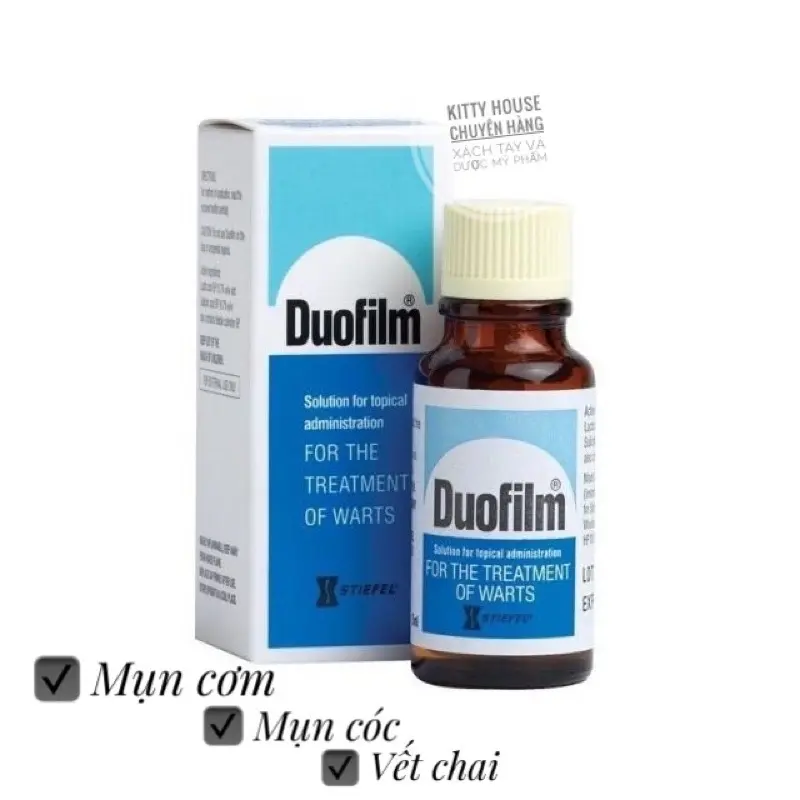 Dung Dịch Duofilm Chai 15ml – Loại bỏ mụn cóc, chai chân, mụn cơm.