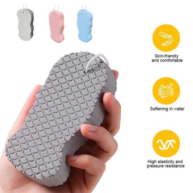Cọ Kem Lưng, Dán Kem Lưng Cơ Thể Có Thể Gập Lại Dụng Cụ Tắm Và Chà Lưng, Làm Đẹp Lưng, Có Sẵn Trong 1 Cái Hoặc 3 Cái 7