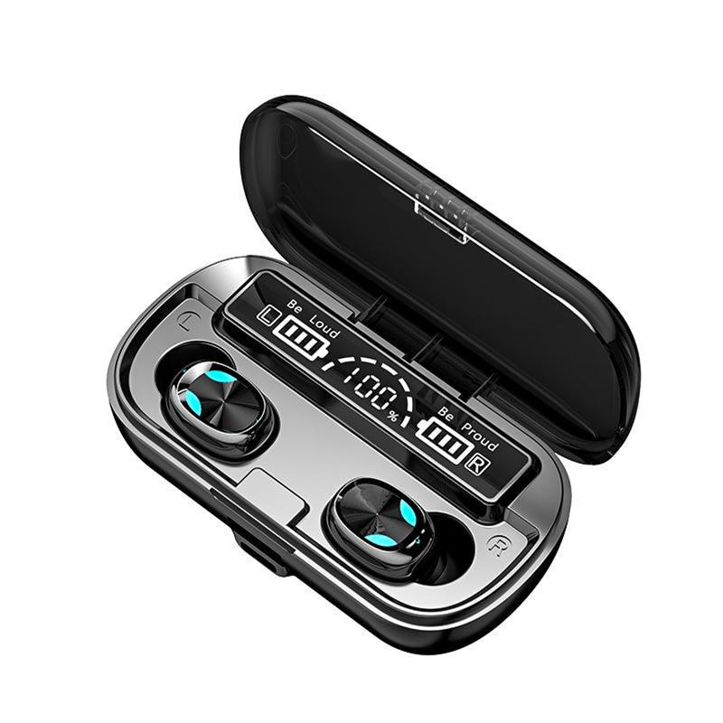 Tai nghe Bluetooth không dây bass mạnh TWS v5.1 Nút chạm cảm ứng có micro Đàm thoại Âm thanH HIFI Nhét Tai Nghe Nhạc Earphone
