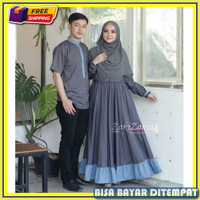 Gamis Couple Keluarga Lebaran 2022 Simple Baju Elegan Tebal Elegant Kapel Aesthetic Doi Rekomendasi Pasangan Kekinian Suami Istri Model Terbaru Viral Sarimbit Gamis Couple Keluarga L 0