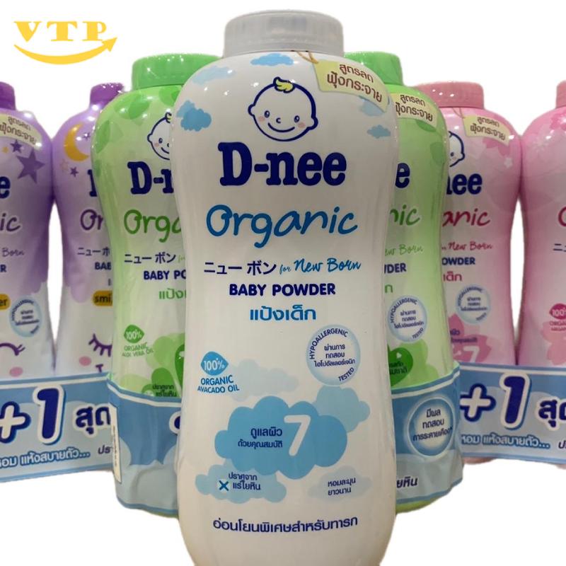  COMBO 2 CHAI PHẤN RÔM DNEE BABY POWDER 350G - THÁI LAN Cho Bé 