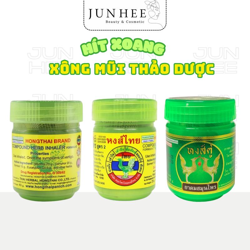 Ống hít Lọ Hít Thông Mũi HONGTHAI NOVOLIFE Hong Thai hít xoang Thái Lan