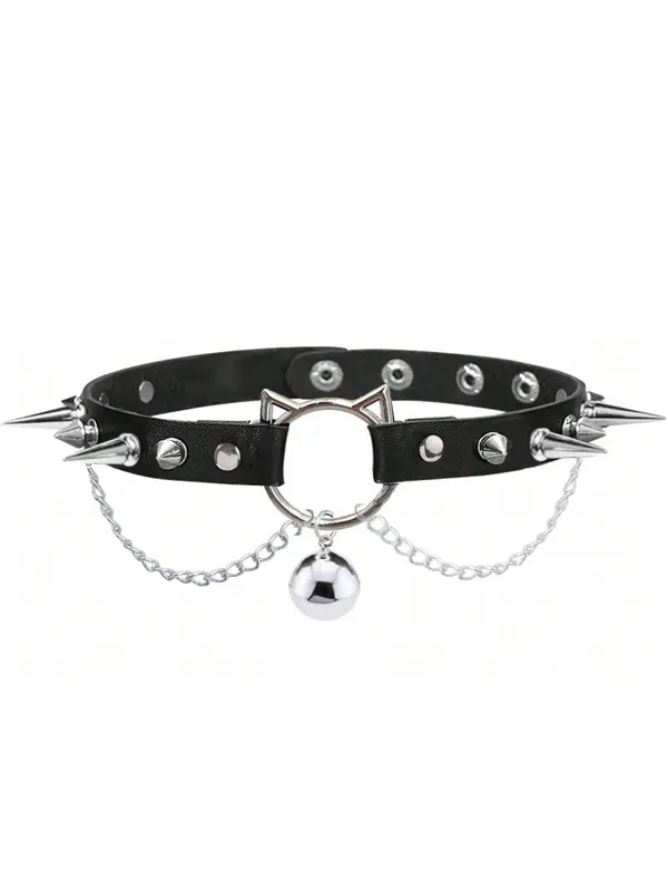 Punk Gothic Style Butterfly & Spider Design Choker, Fashionable PU Leather Choker for Women & Men, Trendy All-match & Exquisite Jewelry for Birthday Gift 3