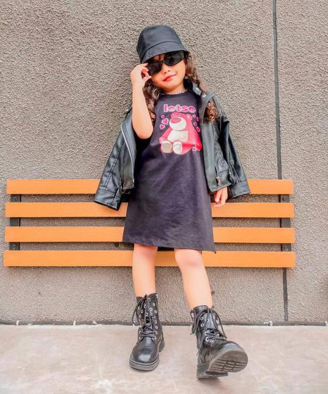 DRESS ANAK PEREMPUAN LUCU NFK KIDS 1-12th Combed Cotton 5