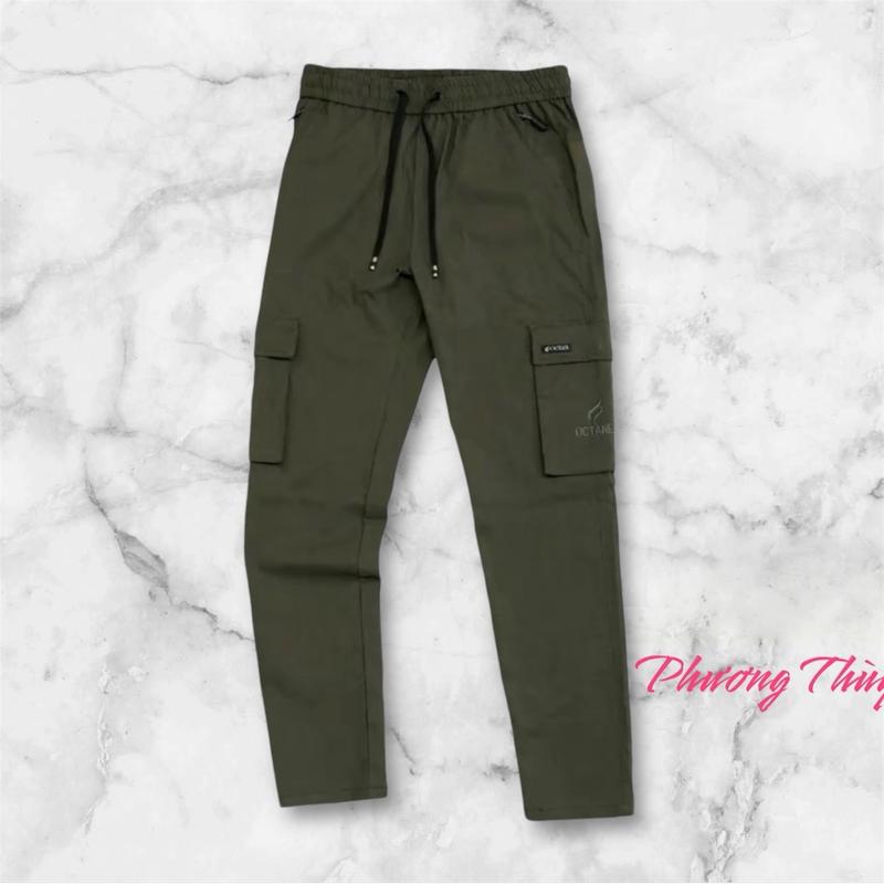 Quần  Jogger Nam Túi Hộp Suông .Vải Mịn Mát .Co Giản Tốt Thiết Kế Tinh Tấn .Cá Tính Năng Động ,Sport 2