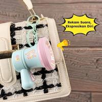 Gambar Vixplorn Gantungan Kunci Recorder Megaphone Megafon Genggam Perekam Lucu Mini Aksesoris Tas Kecil Mainan Anak Perekam Speaker Kecil Gantungan - Pink dari Vixplorn Kab. Tangerang 4 Tokopedia