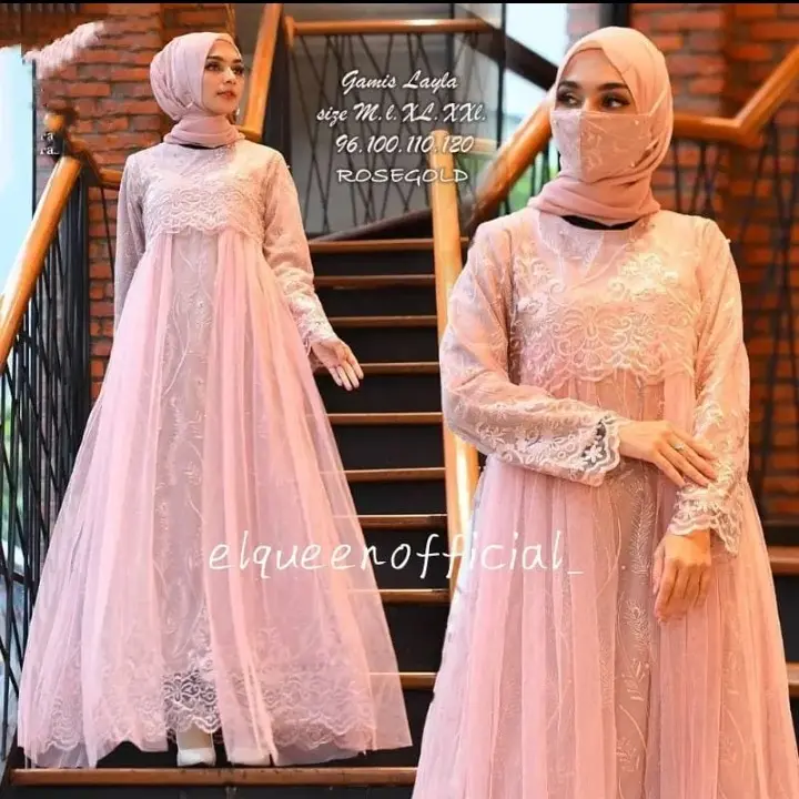 Gamis Layla Tile Tutu -  Gamis Pesta Tile 0