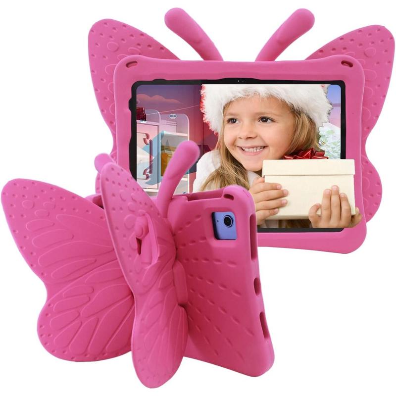 JETech Custodia Bambini per iPad (A16) 11a/10a Generazione (2025/2022) con Pellicola Prottetiva Integrata, Protezione Tablet Cover per Antiurto con Supporto (Nero
