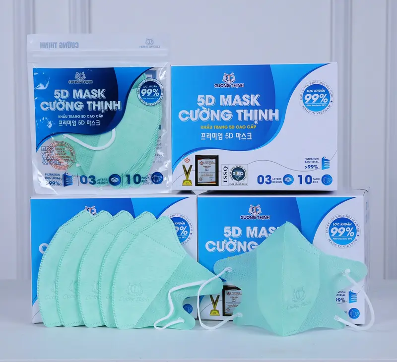 Thùng 200 Chiếc Khẩu Trang 5D Cường Thịnh 8
