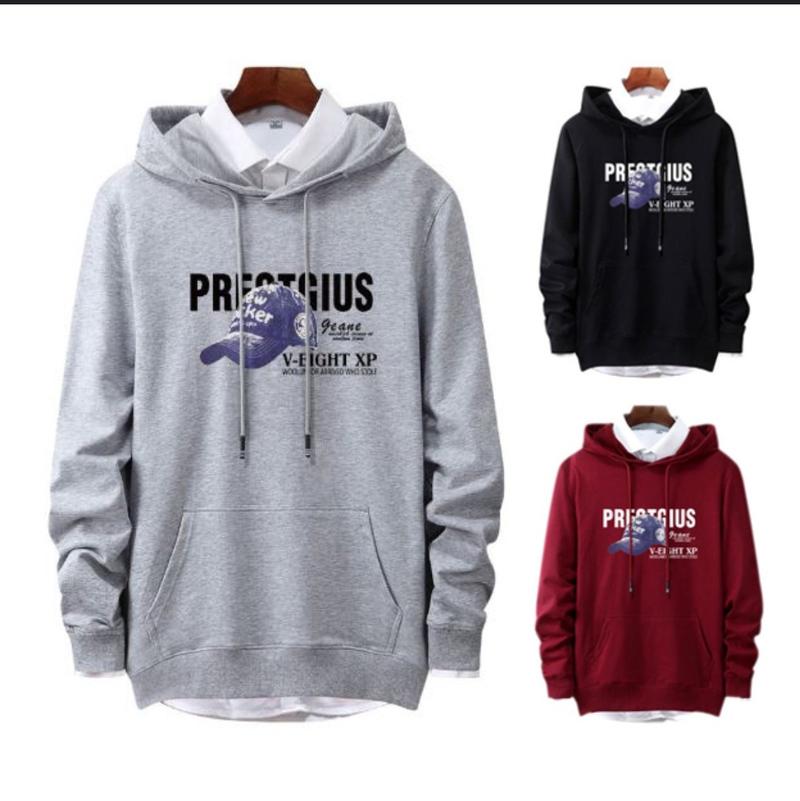 Product Introduction of áo nỉ nam nữ hoodie túi mũ  forn rộng hình cái mũ 5
