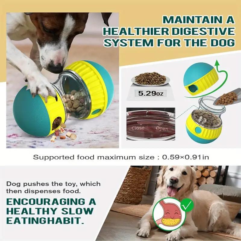 Adjustable Pet Snack Dispenser, Interactive Pet Food Puzzle Ball, Dog Food Dispenser, Dog Entertainment Toy for Daily Use 3