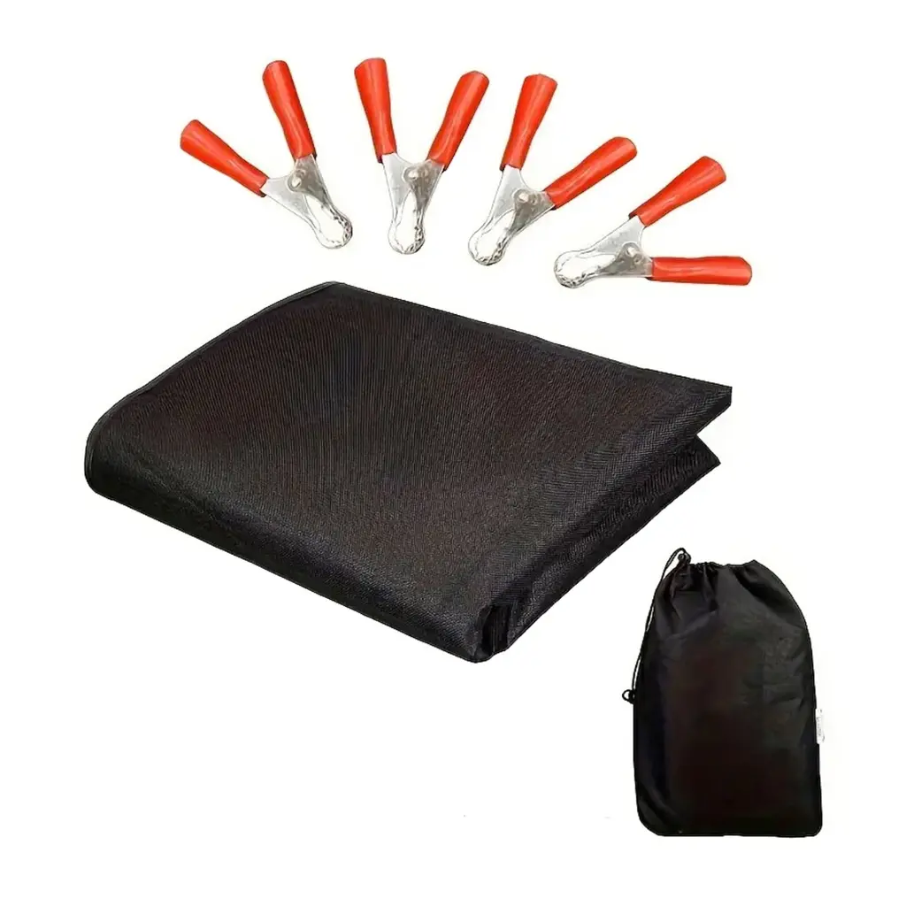 Upgrades Sun Shielding for Rear Door Breathable Fabric Easy Setups for Campers