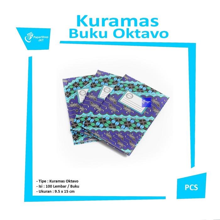 Gambar KURAMAS Buku OKTAVO - Pcs dari Papershopjkt Kota Administrasi Jakarta Utara Tokopedia
