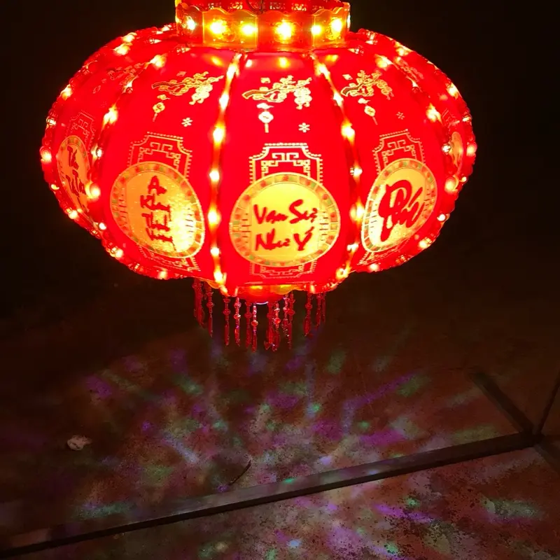 Đèn Lồng Điện Mẫu Đồng Tiền May Mắn 5