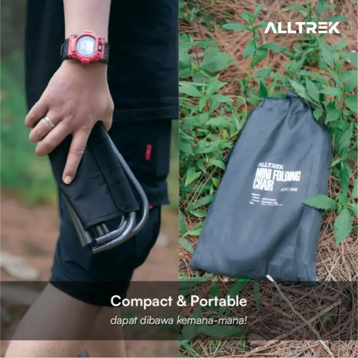 ALLTREK Mini Folding Chair ATFC-248 Kursi Camping Portable Outdoor 3
