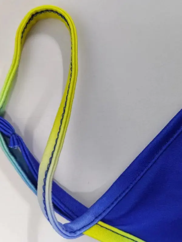 Plus Size Colorblock Backless Cami Dress, Casual Sleeveless Spaghetti Strap Long Dress for Summer, Women's Clothes for Beach Holiday 8
