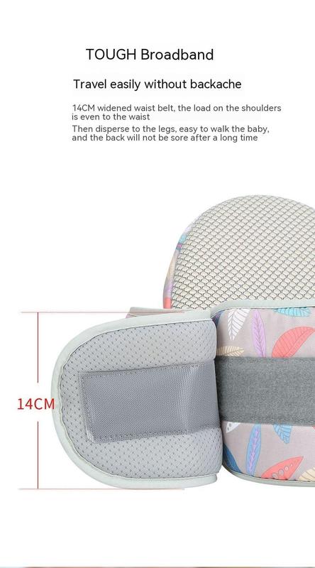 Product Introduction of Waist Stool Baby Light Four Seasons Baby Multifunctional Strap Nursing and Breastfeeding Pad Baby Holding Artifact Piggyback Front Holding Stool 8